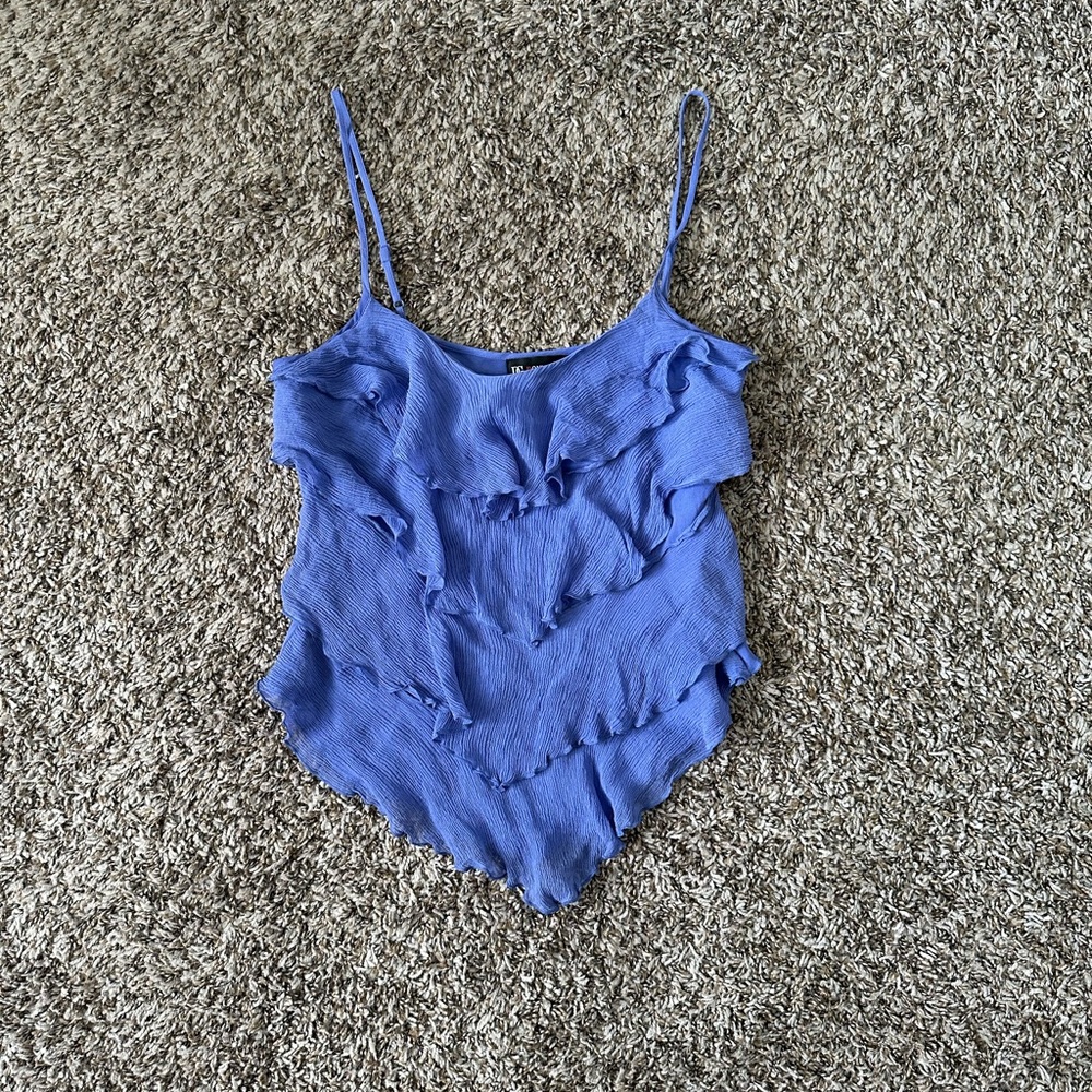 Silk Y2K summer top lilac